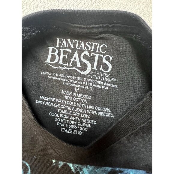 Fantastic Beasts Shirt Unisex M Black Movie Colin Farrell In The Shadows Quote - Picture 3 of 6